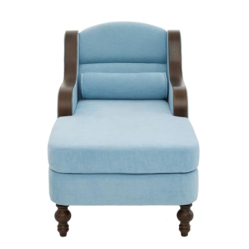 Sillón Plegable Chenille Color Azul miniatura 7