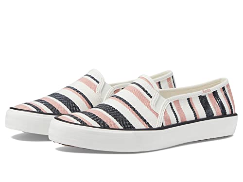 Image of Keds Womens Double Decker Canvas Slip On Sneakers Shoes Casual - Black