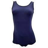 [ル モード デ トア] スクール水着 女子 学校用水着 女の子 レディース ワンピース 前面スカート付 水泳 無地 水着 A131(11L, ネイビー)