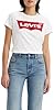 Levi's Women's The Perfect Tee- Large Batwing Logo T-Shirt, Batwing White, M #3
