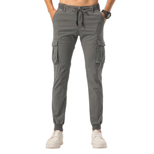 TONY BACKER - Pantaloni Cargo Uomo - Pantaloni con...