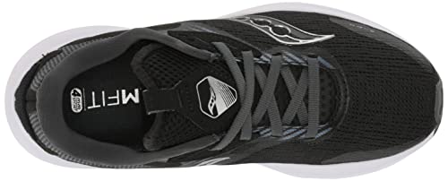 Saucony Women's Axon 2 Running Shoe, Black/White, 7.5 #TOP4