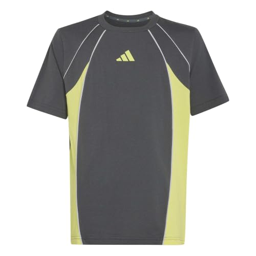 T-shirt Adidas enfant color-block haut de sport manches courtes col rond pour garçon et fille