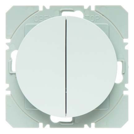 Bouton domotique KNX radio Hager double de surface pour serie Berker R.x