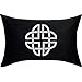 DARA KNOTEN Cuscino decorativo celtico Premium Celten, con nodi dell'amore e cuscino decorativo Viking, cuscino decorativo per divano e divano vichingo grande