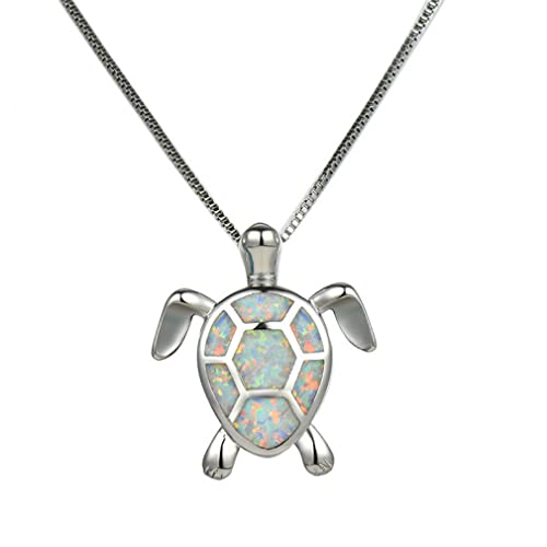 Collier tortue opale de feu bleu parfait pour sublimer une robe de mariée