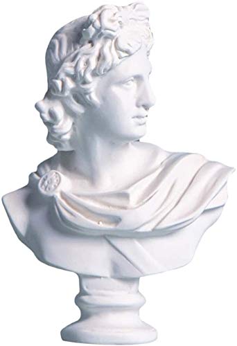 Figura decorativa mitología griega en resina Apollo miniatura 2