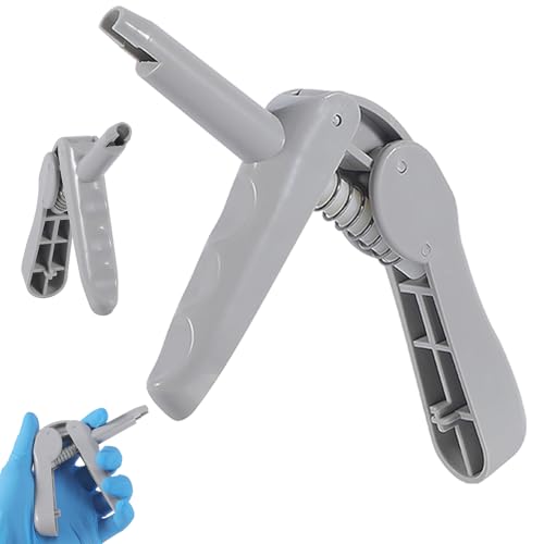 Dental Composite Pistole aus Harz, 1/5-Teilige Abformmisch-Injektionspistole, Kompositmaterial-Dosierinjektionspistole, Zahnspender-Applikator, kompatibel mit den meisten Einzeldosis-Spitzen (1)