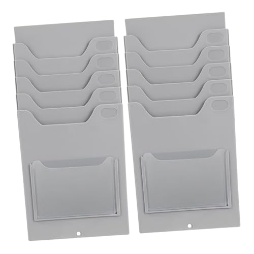 NUOBESTY 2 Piezas De Material Para Tarjetas Bolsa Para Tarjetas De Visita Bolsa Extraíble Para Guardar Tarjetas Soporte De Asistencia De Oficina Soporte De Pared Para Tarjetas Soporte