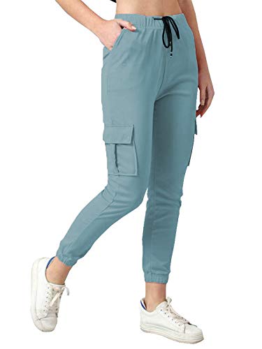 Image of ROL Reoutlook Women's Slim Fit Strechable Cargo Jogger /Track Pant