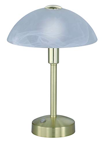 Trio-Leuchten 525790108 Lampe de Table, Métal, 4 W, Laiton Mat Cover