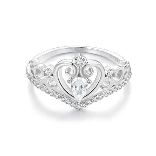 Bague couronne de chevalier roi en acier inoxydable avec croix religieuse