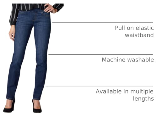 Women's Sculpting Slim Fit Slim Leg Pull On Jean, Landslide, 8 - image 4