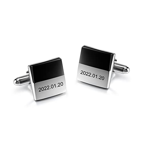 Mancuernillas personalizadas para hombre con grabado