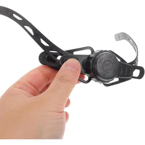 jussming Helmet Adjuster Strap with Head-Locking Buckle – Universal Replacement Retention System for Cycling, Skiing, Skateboarding & Sports Helmets – Black