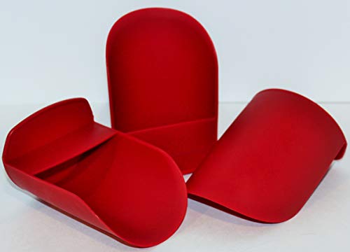 3 Tupperware Rocker Scoop for Canisters and Modular Mates in RED by Tupperware - //coolthings.us