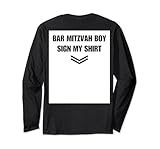Photo Gallery bar mitzvah boy firma la mia camicia sul retro maglia a manica Photo Gallery bar mitzvah boy firma la mia camicia sul retro maglia a manica