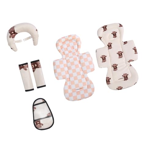 ソフト幼児パッド快適なファブリックベビーカーとシート用の簡単な設置ユーザーフレンドリーなデザイン両面挿入