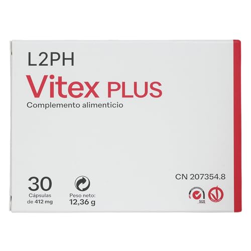 VITEX PLUS – Complemento Alimenticio para Aliviar los Sintomas del Sindrome Premenstrual, Regular el Ciclo Menstrual y proporcionar un Equilibrio Hormonal para el Bienestar Femenino (30 Cápsulas).