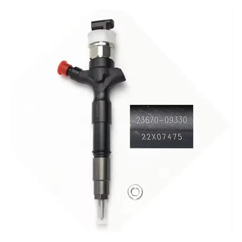 Inyector de combustible diésel 23670-09330 para estabilizar la potencia en Hilux 1KD-FTV 3