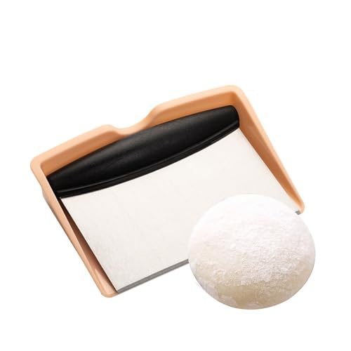 Herramienta cortadora de, raspador de banco de acero inoxidable, cortador de alimentos de cocina, cortador de banco, raspador de de cocina con cuchara para hornear y cocinar