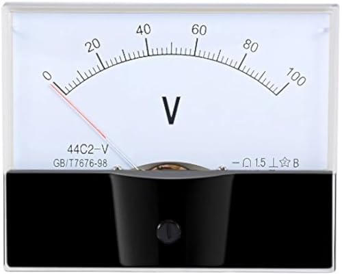 Voltmètre CC 44C2 à aiguille analogique de 0 à 30V pour panneau