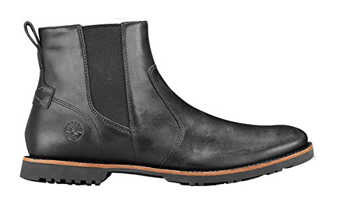 Botas Chukka masculinas Timberland, Black Black Nubuck P01, 46 M EU