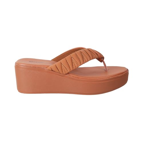 Image of Walkway Women Synthetic Leather Wedge Heel Fashion Sandal
