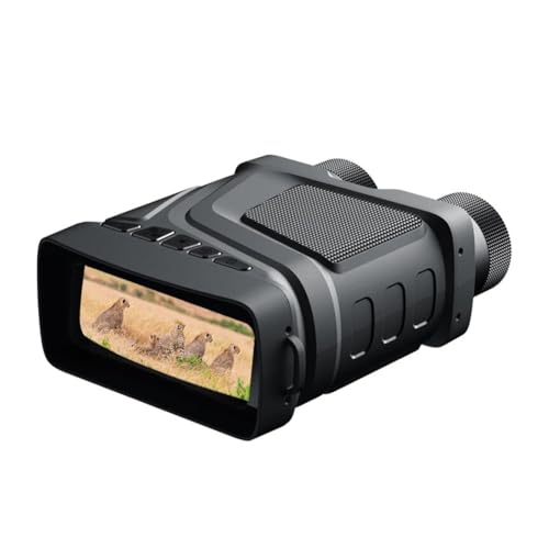HondoKet R12 - Prismáticos de visión nocturna por infrarrojos (5 aumentos, zoom digital, visión nocturna de 300 m)