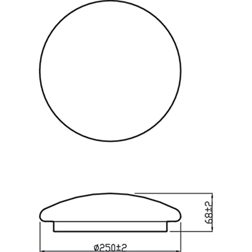 Philips Moire LED CL200 Ceiling Light Round 10W Cool White Light White - Image 3