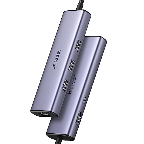 UGREEN Revodok 6 in 1 USB C Hub Gigabit Ethernet Adapter with 4K HDMI - image 8