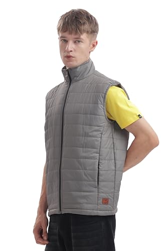 Image of Men's Sleeveless jacket solid | Regular Fit Jacket | stylish trending winter wear | Sleeveless Sports Gym Zipper Jacket