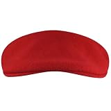 Kangol Czapka męska płaska, Czerwony, XXL