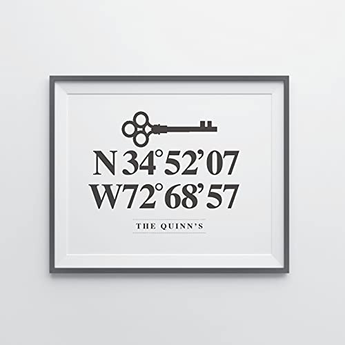 Custom new home gifts Custom housewarming gifts new home Home decor prints Home wall decor for entryway Black and white entryway decor UNFRAMED