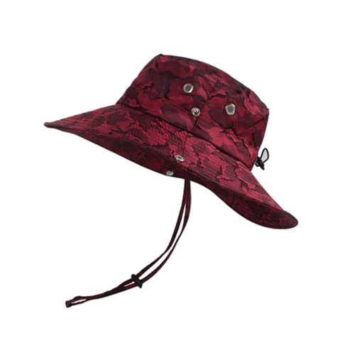 Toddmomy 1 Pieza Sombrero De Pescador con Protección UV. Sombrero Pescador Sombrero De Pesca Al Aire Sombrero De Pesca Transpirable con Borde Algodón Poliéster