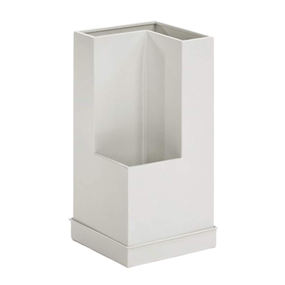 WQPMNYG Sturdy Metal Umbrella Stand with Removable Drip Tray Stylish Umbrella Holder Rack for Long & Short Umbrellas Perfect Entryway Decoration in White