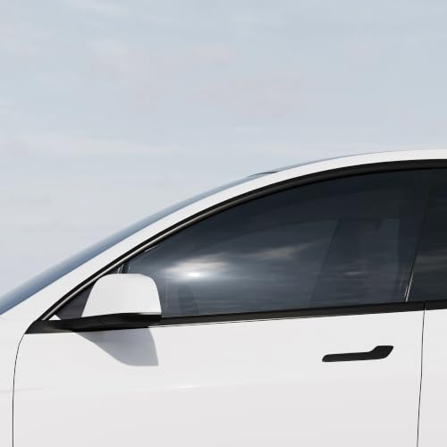 Image of TWRAPS Front Doors Window Tint for Tesla Model Y Juniper 2026, Dark Smoke | Nano Ceramic IR Film Blocks 99% Harmful UV Light, Rejects 50% Heat, Precut Kit Accessory