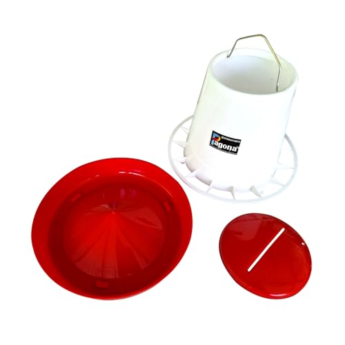 Image of Pagona 2KG Ground Bird Feeder or Hanging Feeder Suitable for Quail & Poultry Chick, Pigeon and Other Birds. (1)