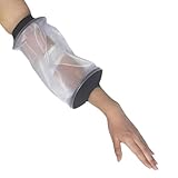 Wasserdichte Ellenbogenprotektoren für Erwachsene,PICC Line,Wasserdichter Gipsschutz Arm,Wiederverwendbar Gips Duschschutz Arm Erwachsene Verbandschutz Wasserdicht Duschhülle für Dusche&Bad