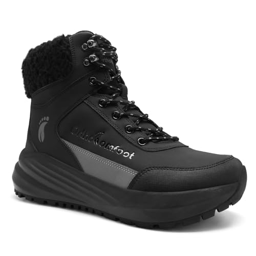 Men's Orthopedic Winter Snow Boots, Size 11.5