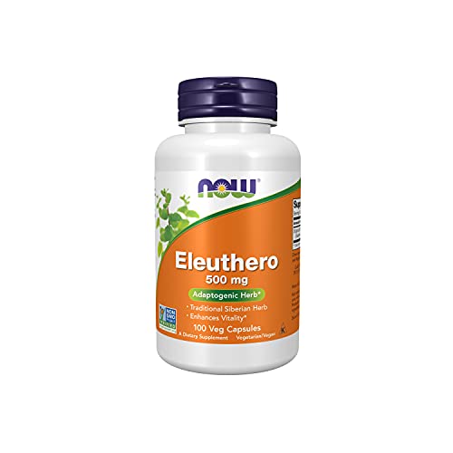 Now foods eleuthero 500mg, 100 vcaps
