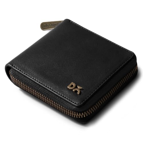 Image of DailyObjects Women's Zip Wallet | Made with Vegan Leather Material | Carefully Handcrafted | Holds up to 8 Cards | Slim and Easy to Fit in Pocket | Coin Pocket with Button Closure
