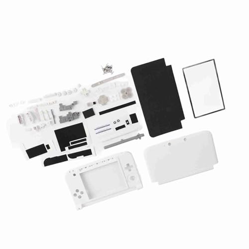 Telecomando Universale Custodia Completa Per Custodia, Parti Di Riparazione Per Guscio, Kit Di Sostituzione Completo Per 3Ds Xl Rosso (Bianco) Telecomando Universale,