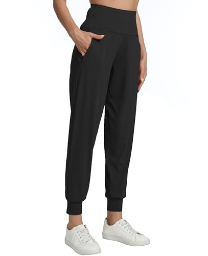 Rrosseyz Joggers for Women with Zipper Pockets Lightweight High Waisted Athletic Pants for Travel Lounge Workout4