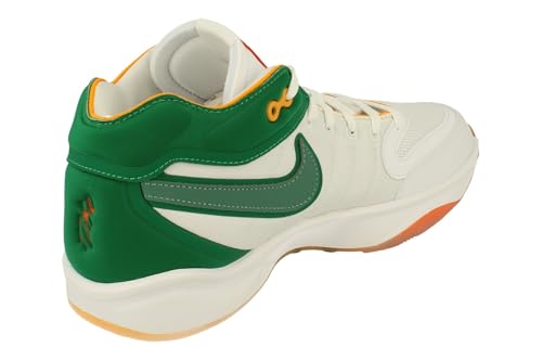 Nike Nike Hustle 2 Basketball Trainers in White Vintage Green Malachite by Nike