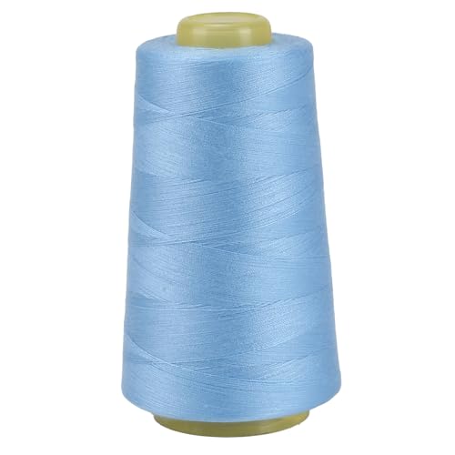 FOGAWA 1 Bobinas de Hilo de coser, 40/2, 3000 Yard hilo de coser de poliéster para Máquina de Coser Overlock, confección, coser, acolchar (Azul 2885)