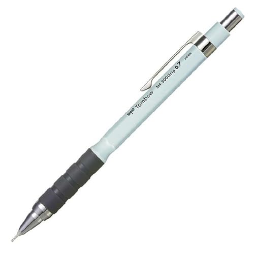 Image of Tombow Sh-300 Grip Mechanical Pencil|Tip size 0.7mm|Ideal for Students,Adults, Home, School, Office, Stationery Use|Writing, Sketching, Drawing,Mandala Art|Sky Blue