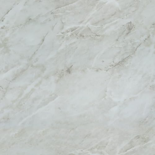 Image of Arkit Floor Tiles - 3D Vinyl Wall Floor Tile Stickers | Self-Adhesive PVC Waterproof for Kitchen Bathroom | Wall Decor Wallpaper (White, 4), 12 Centimeters