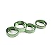 TongSheng Car Aluminum Alloy Air Conditioner and Volume Vent Outlet Knob Button Ring Cover 4pcs Compatible with Toyota Tacoma 2016 2017 2018 2019 2020 2021 2022 2023 (Green)