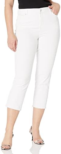Women’s Cropped Capri Pants - 3/4 Length, Elastic Waist, 2 Pockets, Polyester, Sizes 24-36